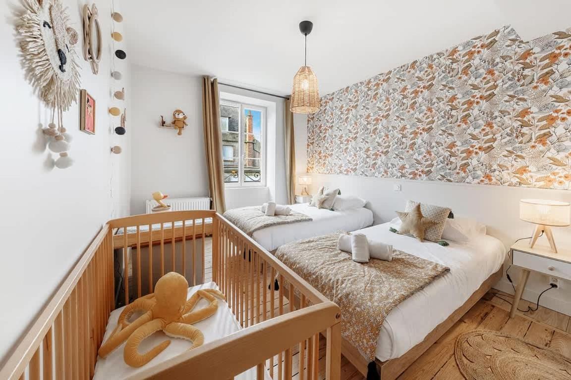 Le Rocher- Belle Maison De Charme -Jardin/Parking 康卡勒 外观 照片